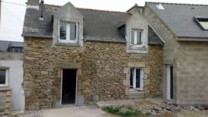 landeda facade renovation - Quimper Brest